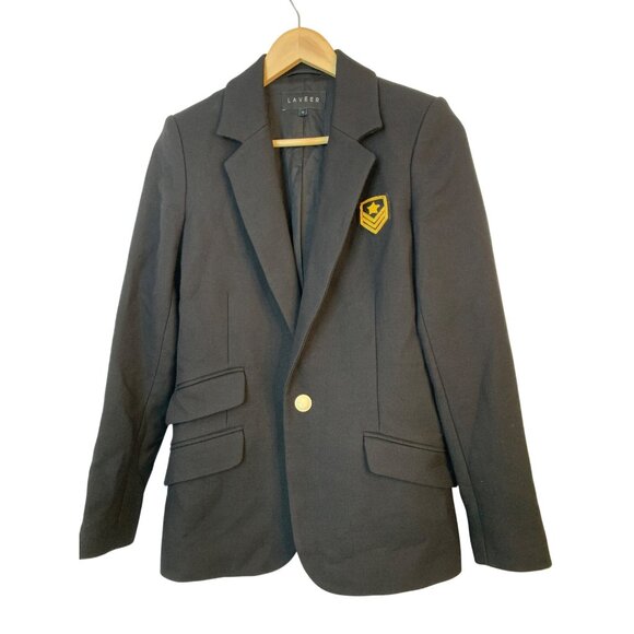 Laveer Womens Military Wool Blazer Theme Jacket Size 4 S RAA10415 Portugal EUC - Picture 6 of 10